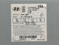 2011-2011 Hyundai Sonata Am Fm Cd Player Radio Receiver - Oemusedautoparts1.com
