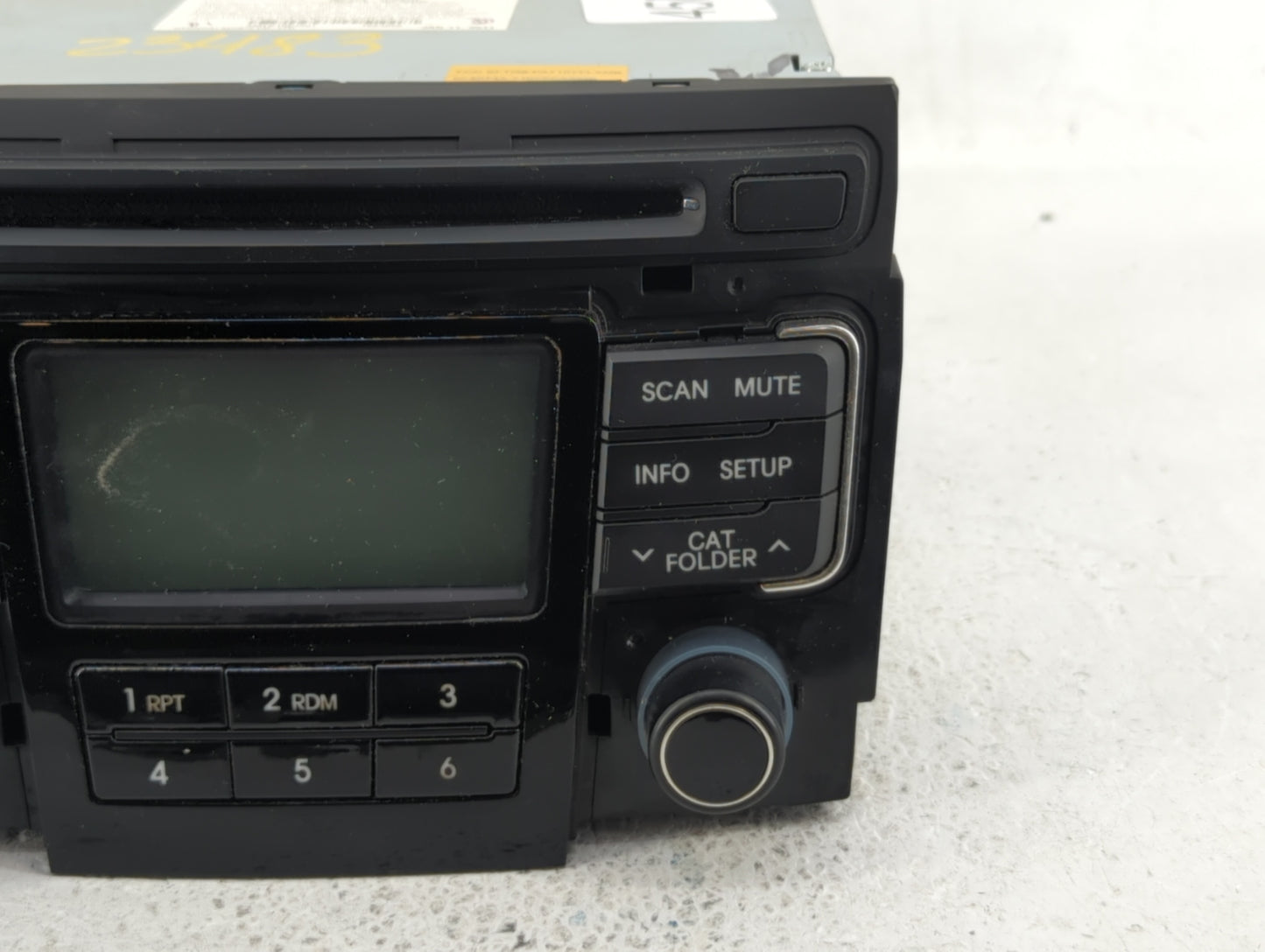 2011-2011 Hyundai Sonata Am Fm Cd Player Radio Receiver - Oemusedautoparts1.com