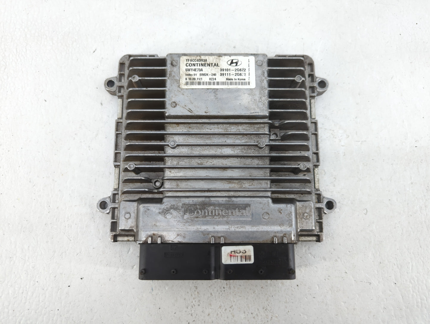 2011-2014 Hyundai Sonata PCM Engine Control Computer ECU ECM PCU OEM P/N:39111-2G661 39101-2G661 Fits Fits 2011 2012 2013 20