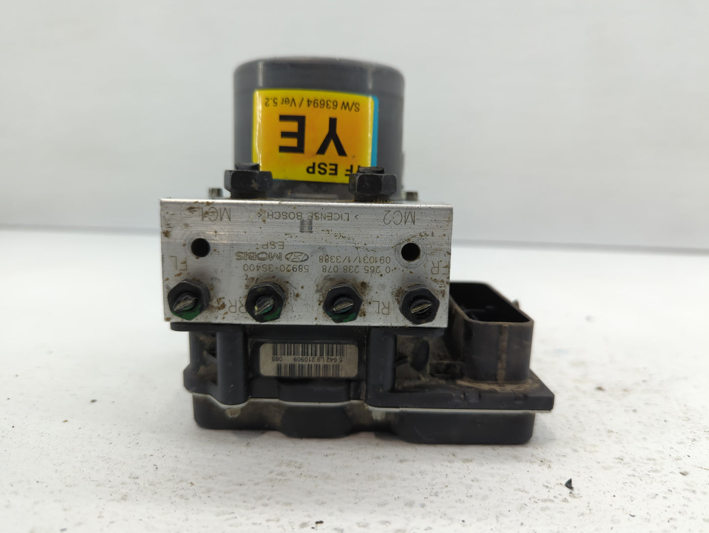 2011-2013 Hyundai Sonata ABS Pump Control Module Replacement P/N:0265 238 078 58920-3S400 Fits Fits 2011 2012 2013 OEM Used 