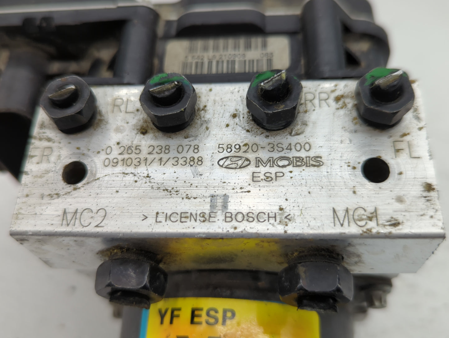 2011-2013 Hyundai Sonata ABS Pump Control Module Replacement P/N:0265 238 078 58920-3S400 Fits Fits 2011 2012 2013 OEM Used 