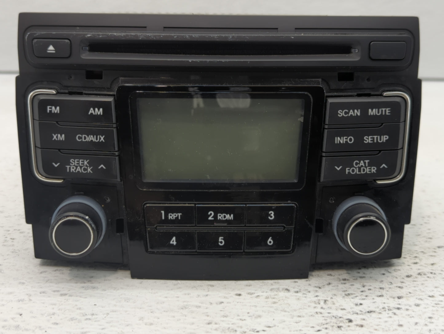 2011 Hyundai Sonata Radio AM FM Cd Player Receiver Replacement P/N:96190-3Q000 96180-3Q001, 96180-3Q000 Fits OEM Used Auto P