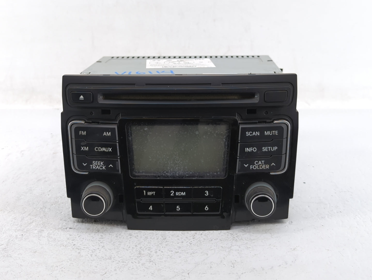 2011 Hyundai Sonata Radio AM FM Cd Player Receiver Replacement P/N:96190-3Q000 96180-3Q001, 96180-3Q000 Fits OEM Used Auto P