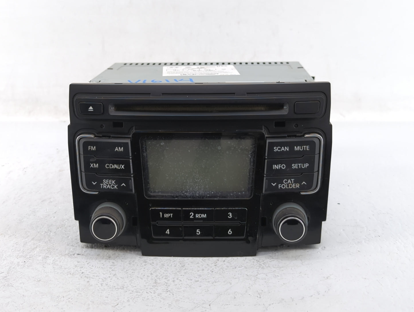 2011 Hyundai Sonata Radio AM FM Cd Player Receiver Replacement P/N:96190-3Q000 96180-3Q001, 96180-3Q000 Fits OEM Used Auto P