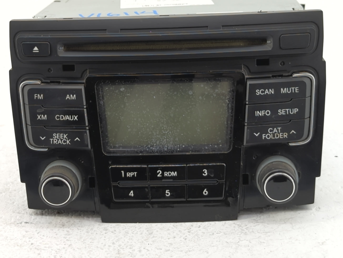 2011 Hyundai Sonata Radio AM FM Cd Player Receiver Replacement P/N:96190-3Q000 96180-3Q001, 96180-3Q000 Fits OEM Used Auto P