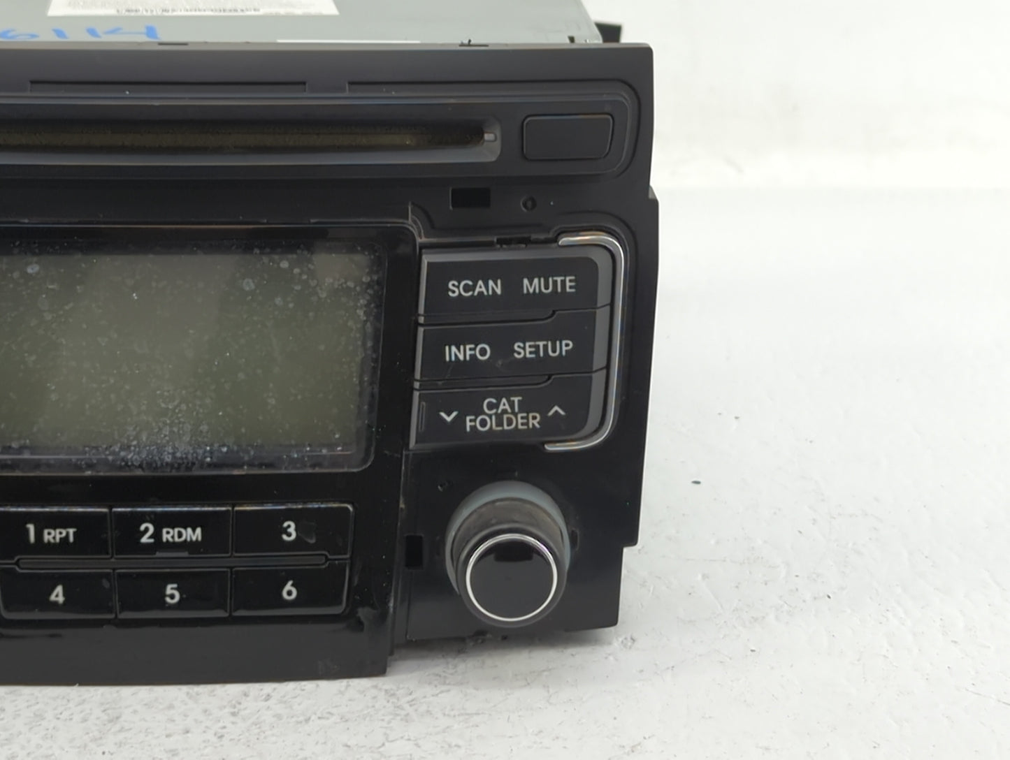 2011 Hyundai Sonata Radio AM FM Cd Player Receiver Replacement P/N:96190-3Q000 96180-3Q001, 96180-3Q000 Fits OEM Used Auto P