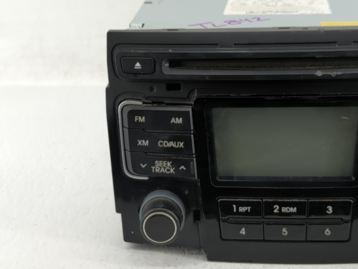 2011 Hyundai Sonata Radio AM FM Cd Player Receiver Replacement P/N:96180-3Q000 96190-3Q000, 96180-3Q001 Fits OEM Used Auto P