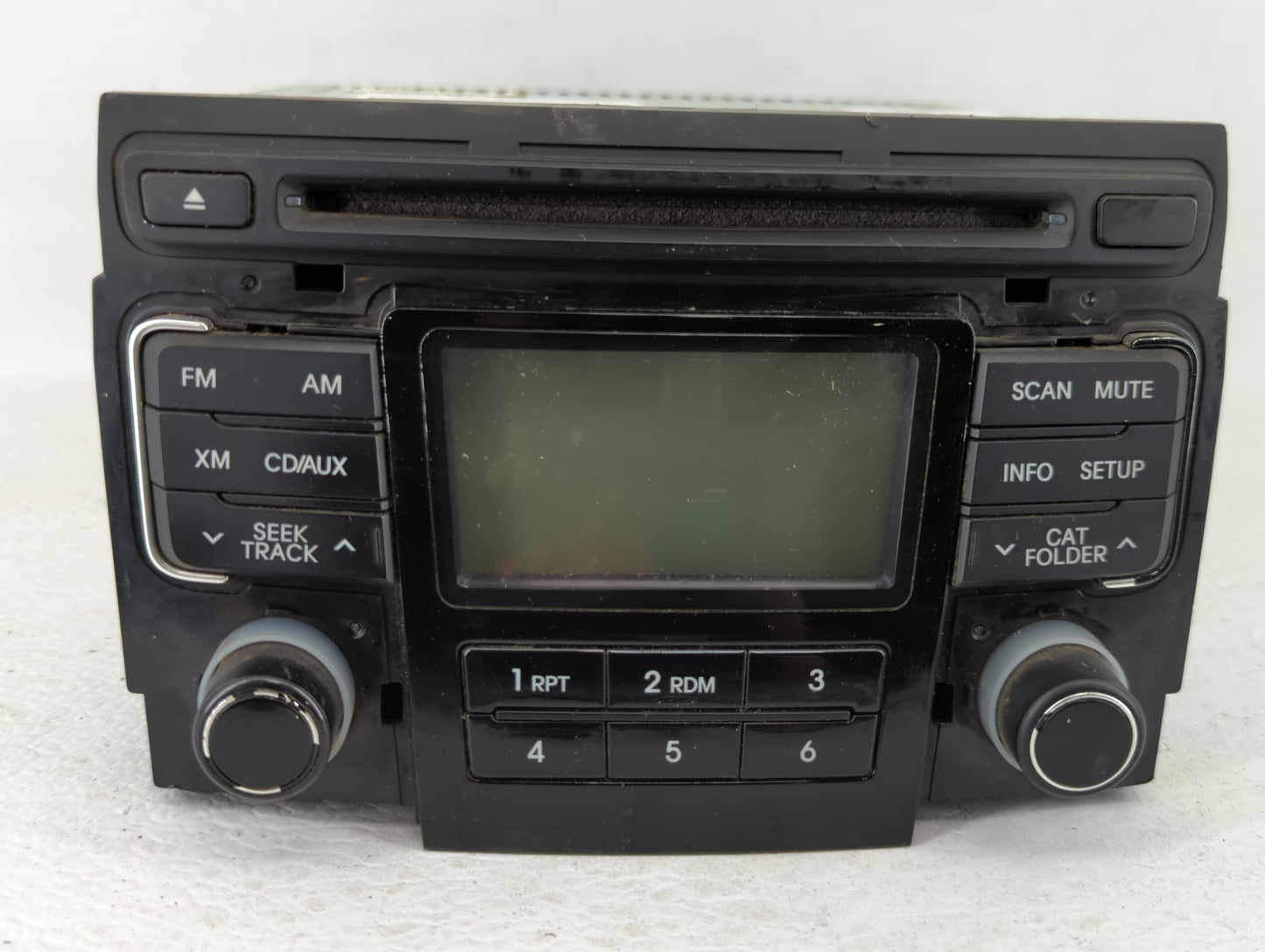 2011 Hyundai Sonata Radio AM FM Cd Player Receiver Replacement P/N:96180-3Q000 96190-3Q000, 96180-3Q001 Fits OEM Used Auto P