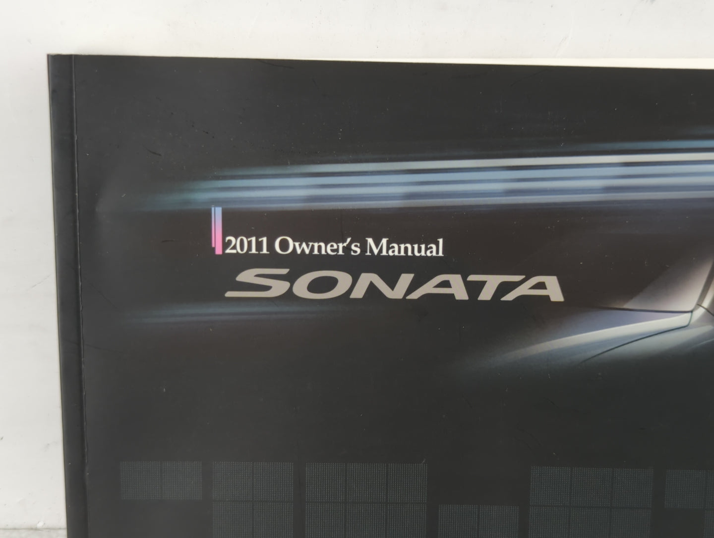 2011 Hyundai Sonata Owners Manual Book Guide OEM Used Auto Parts - Oemusedautoparts1.com