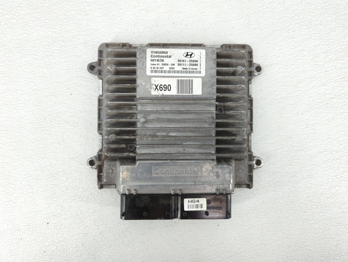 2011-2014 Hyundai Sonata PCM Engine Control Computer ECU ECM PCU OEM P/N:39111-2G690 39101-2G690 Fits Fits 2011 2012 2013 20