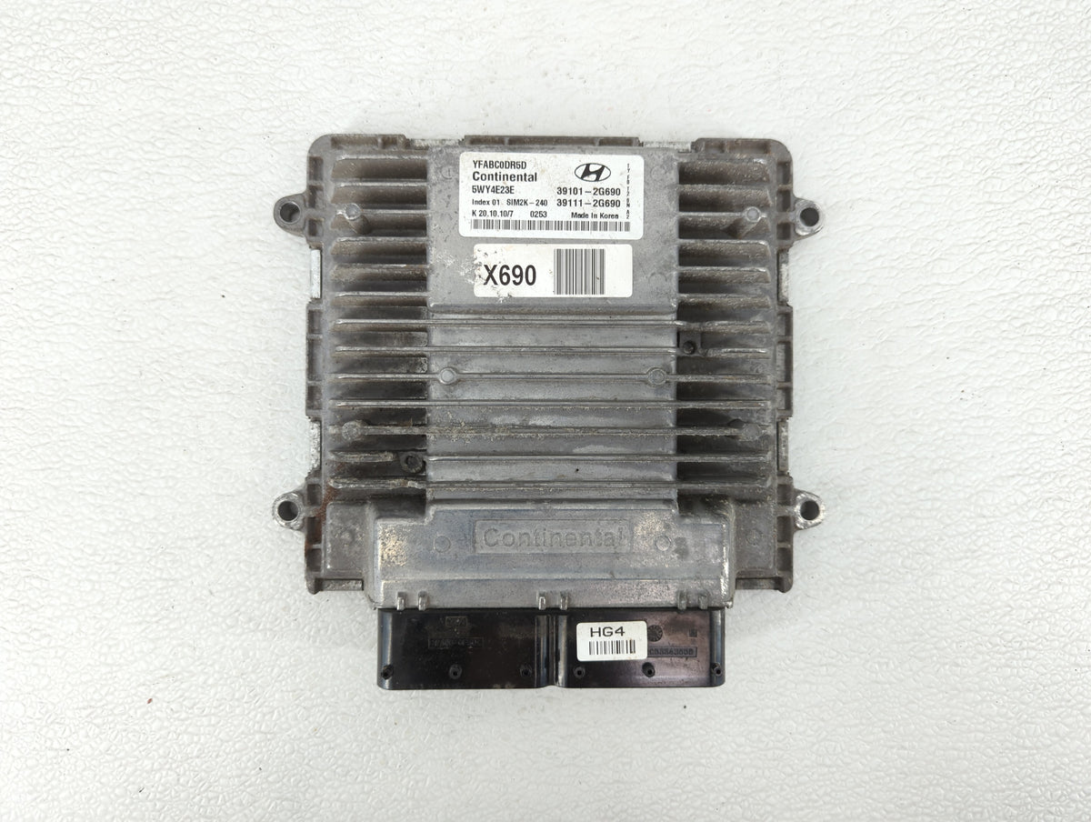 2011-2014 Hyundai Sonata PCM Engine Control Computer ECU ECM PCU OEM P/N:39111-2G690 39101-2G690 Fits 2011 2012 2013 2014 OE
