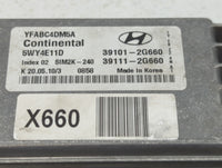 2011 Hyundai Sonata PCM Engine Control Computer ECU ECM PCU OEM P/N:39101-2G660 39111-2G660, 39111-2G670, 39101-2G670 Fits O