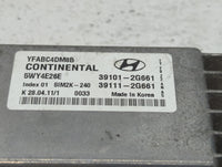 2011 Hyundai Sonata PCM Engine Control Computer ECU ECM PCU OEM P/N:39111-2G660 39101-2G660, 39111-2G670, 39101-2G670 Fits O