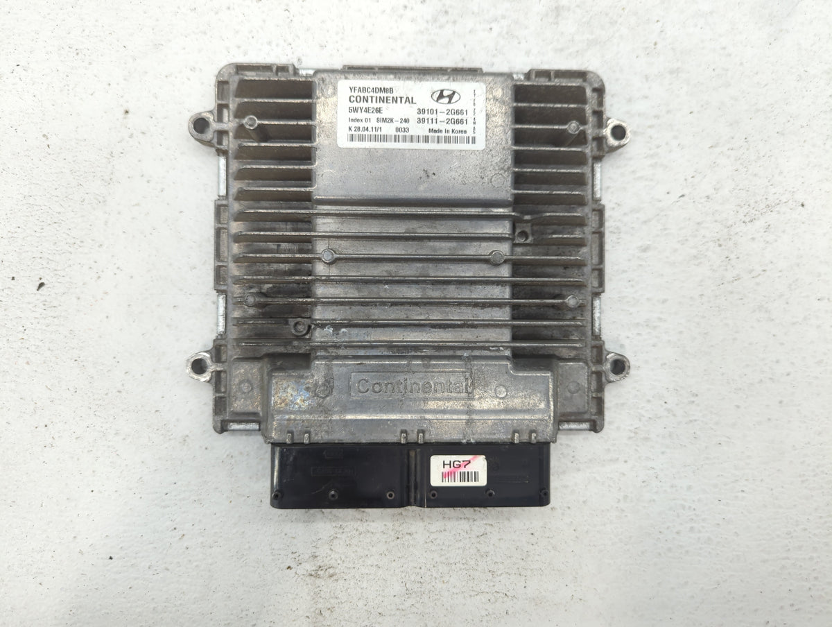 2011 Hyundai Sonata PCM Engine Control Computer ECU ECM PCU OEM P/N:39111-2G660 39101-2G660, 39111-2G670, 39101-2G670, 39111