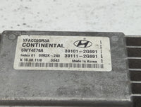 2011-2014 Hyundai Sonata PCM Engine Control Computer ECU ECM PCU OEM P/N:39101-2G691 39111-2G691 Fits Fits 2011 2012 2013 20