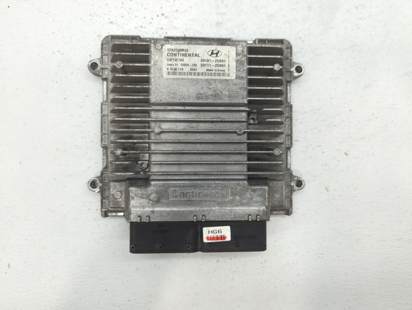 2011-2014 Hyundai Sonata PCM Engine Control Computer ECU ECM PCU OEM P/N:39101-2G691 39111-2G691 Fits Fits 2011 2012 2013 20