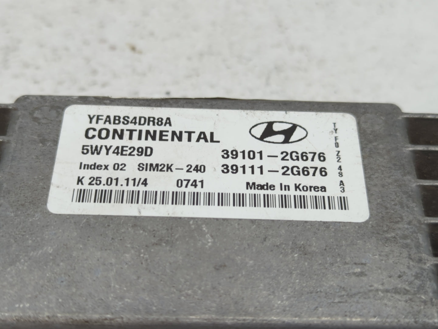 2011-2014 Hyundai Sonata PCM Engine Control Computer ECU ECM PCU OEM P/N:39111-2G678 39101-2G678 Fits Fits 2011 2012 2013 20