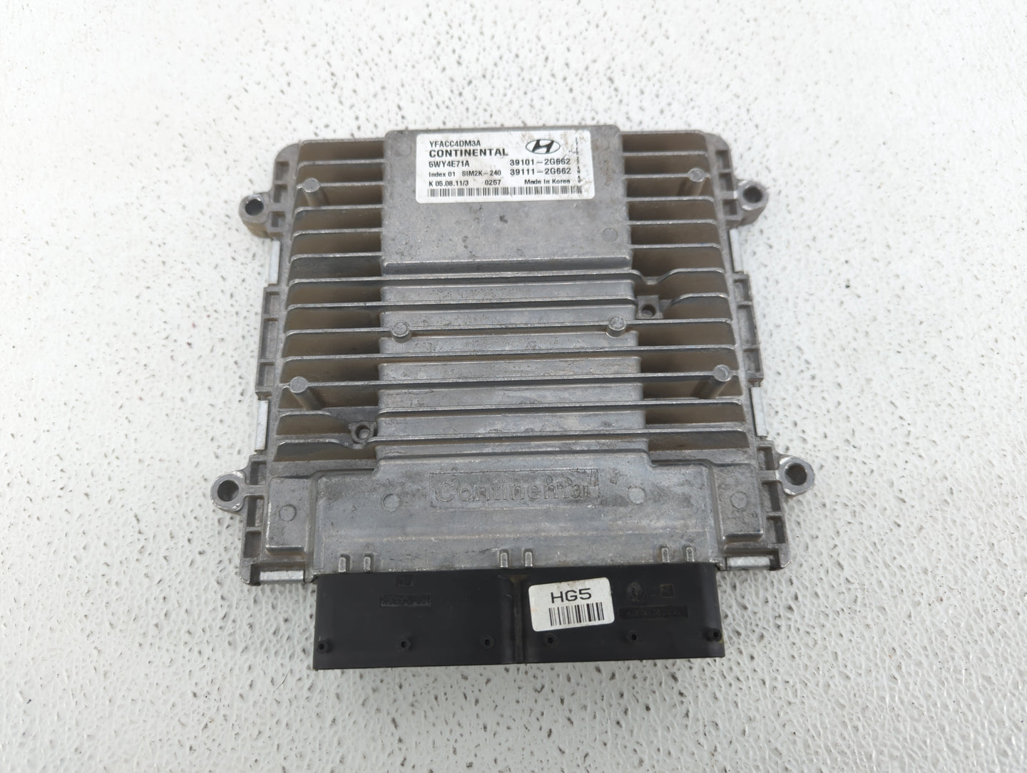 2011-2014 Hyundai Sonata PCM Engine Control Computer ECU ECM PCU OEM P/N:39111-2G662 39101-2G662 Fits Fits 2011 2012 2013 20