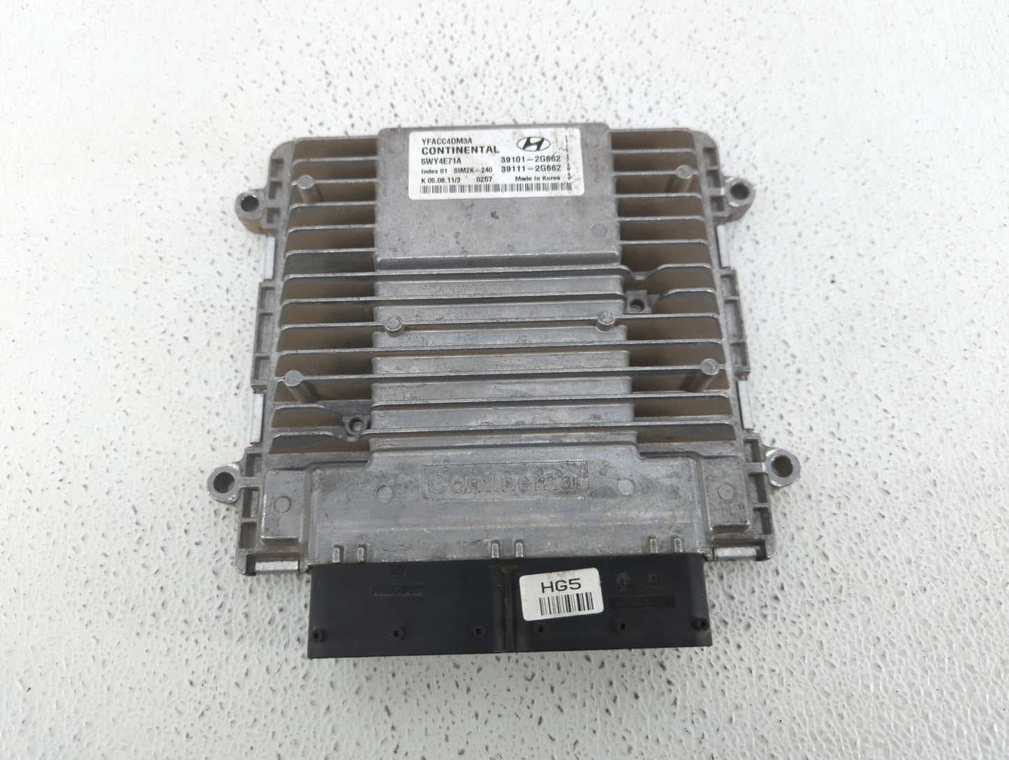 2011-2014 Hyundai Sonata PCM Engine Control Computer ECU ECM PCU OEM P/N:39111-2G662 39101-2G662 Fits Fits 2011 2012 2013 20