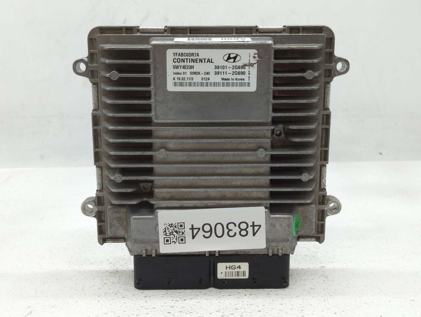 2011-2014 Hyundai Sonata PCM Engine Control Computer ECU ECM PCU OEM P/N:39101-2G691 39111-2G691 Fits Fits 2011 2012 2013 20