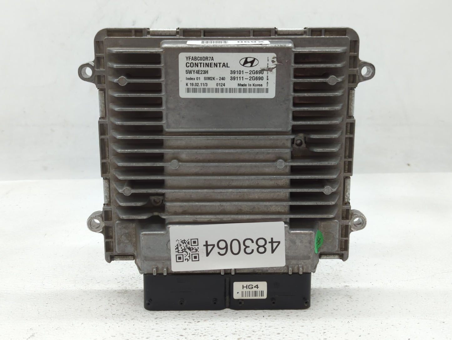 2011-2014 Hyundai Sonata PCM Engine Control Computer ECU ECM PCU OEM P/N:39101-2G691 39111-2G691 Fits Fits 2011 2012 2013 20