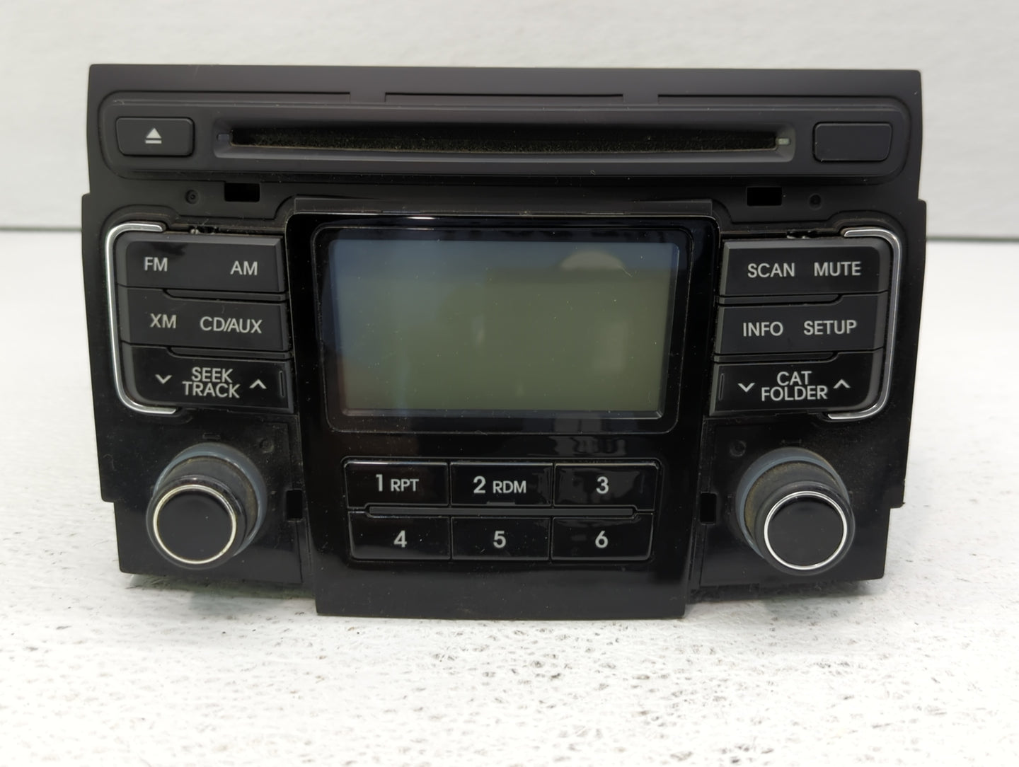 2011 Hyundai Sonata Radio AM FM Cd Player Receiver Replacement P/N:96180-3Q000 Fits OEM Used Auto Parts - Oemusedautoparts1.