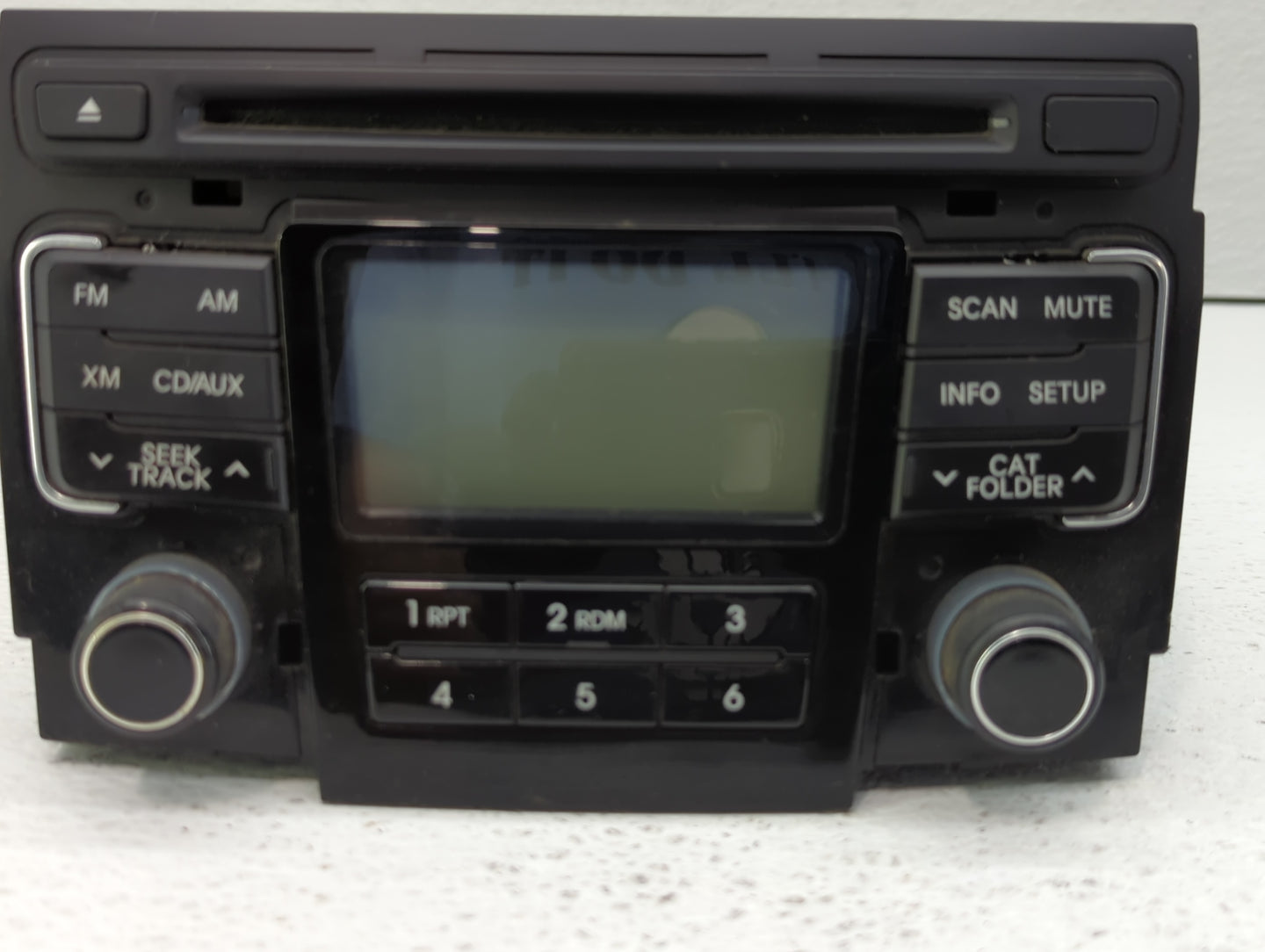 2011 Hyundai Sonata Radio AM FM Cd Player Receiver Replacement P/N:96180-3Q000 Fits OEM Used Auto Parts - Oemusedautoparts1.