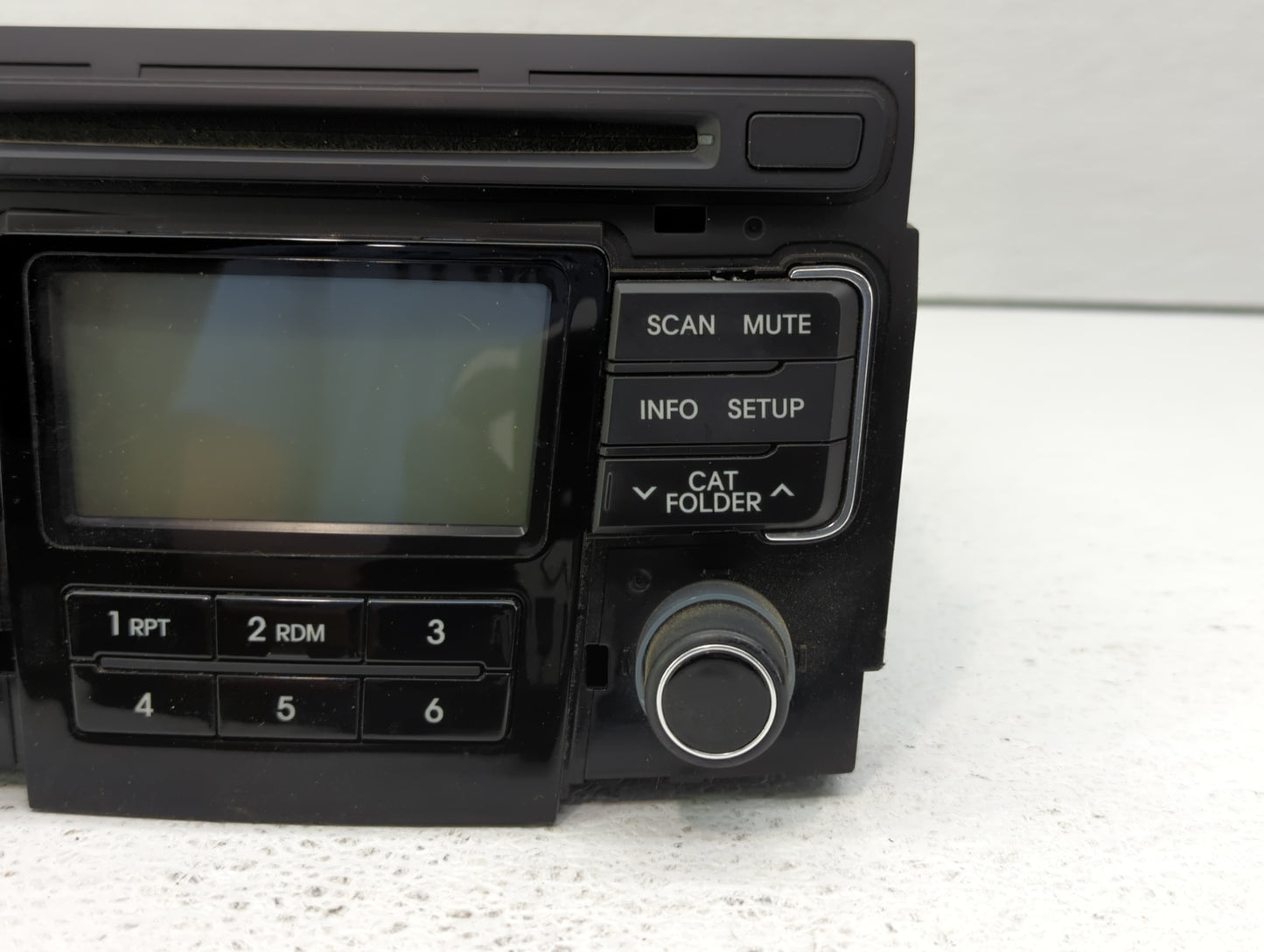 2011 Hyundai Sonata Radio AM FM Cd Player Receiver Replacement P/N:96180-3Q000 Fits OEM Used Auto Parts - Oemusedautoparts1.