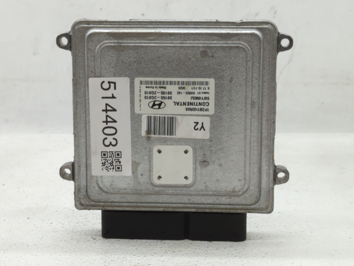 2011-2015 Hyundai Sonata PCM Engine Control Computer ECU ECM PCU OEM P/N:39105-2G910 39155-2G910 Fits OEM Used Auto Parts - 