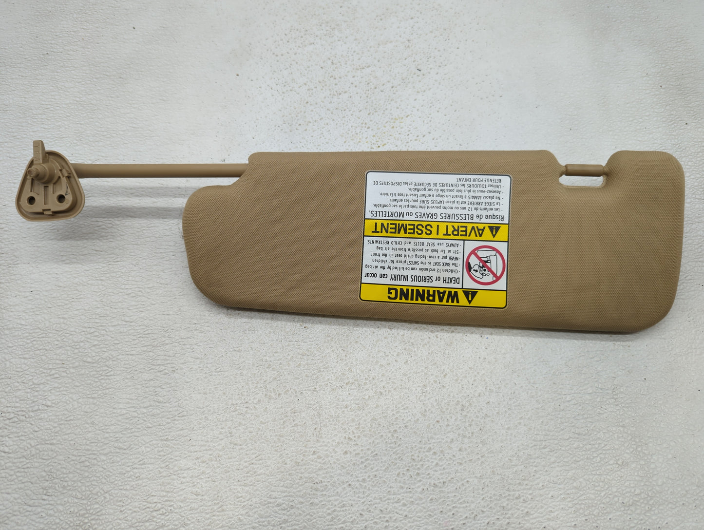2011-2015 Hyundai Sonata Sun Visor Shade Replacement Passenger Right Mirror Fits Fits 2011 2012 2013 2014 2015 OEM Used Auto