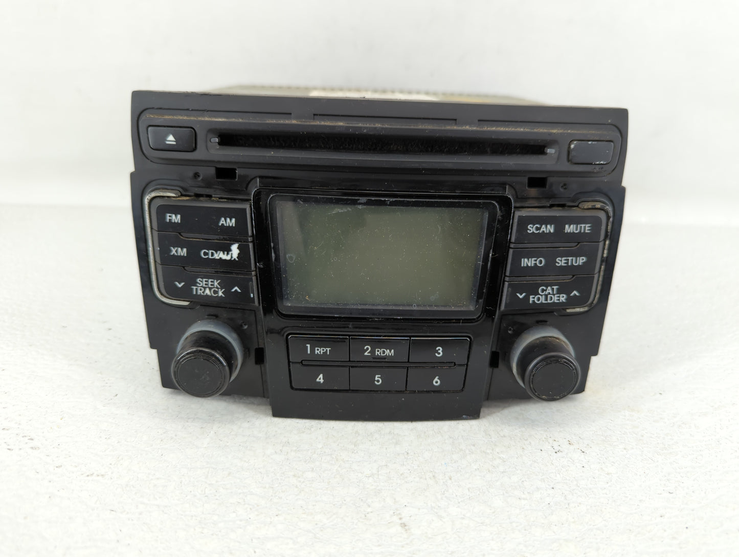 2011 Hyundai Sonata Radio AM FM Cd Player Receiver Replacement P/N:96180-3Q000 Fits OEM Used Auto Parts - Oemusedautoparts1.
