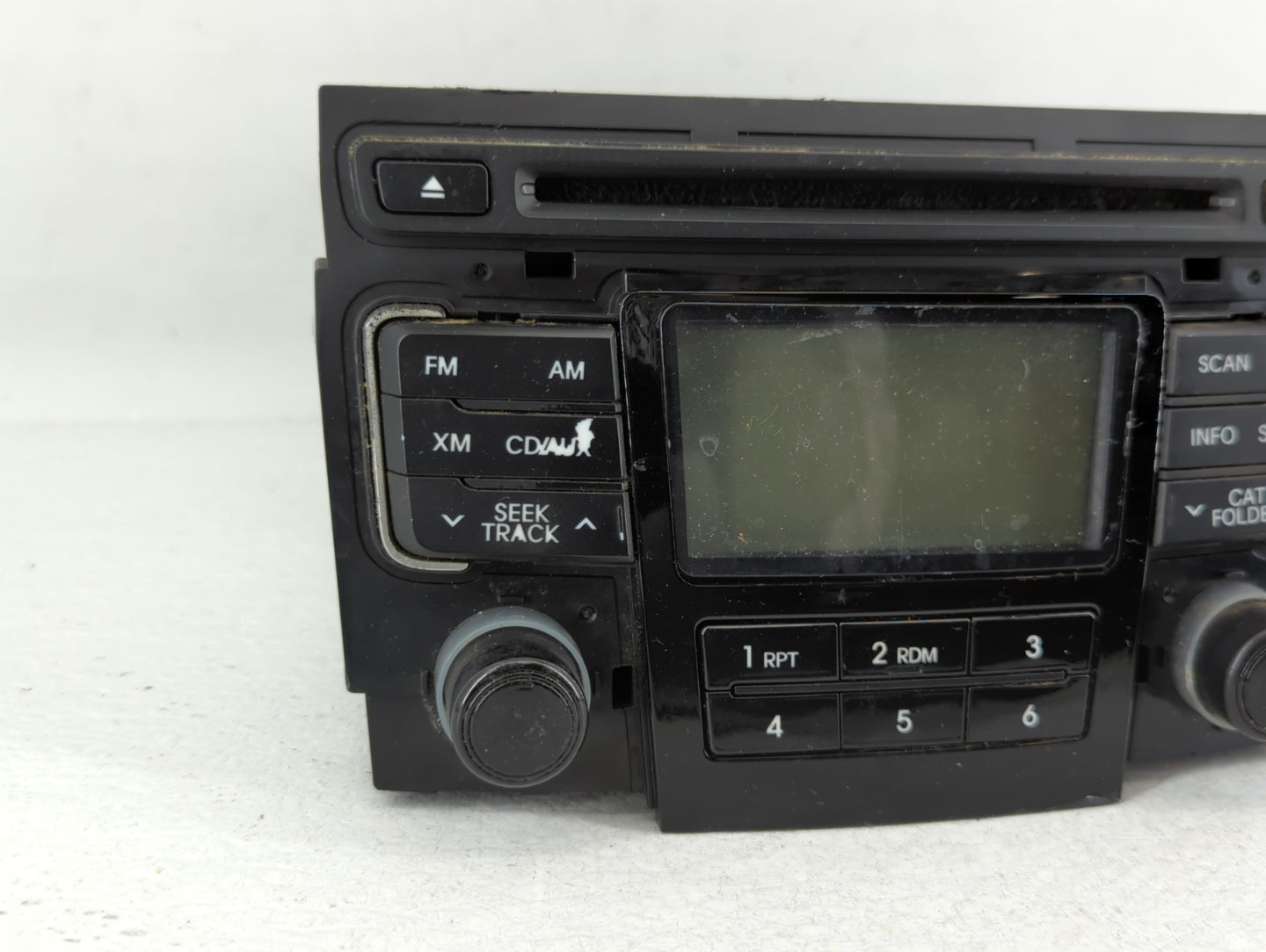 2011 Hyundai Sonata Radio AM FM Cd Player Receiver Replacement P/N:96180-3Q000 Fits OEM Used Auto Parts - Oemusedautoparts1.