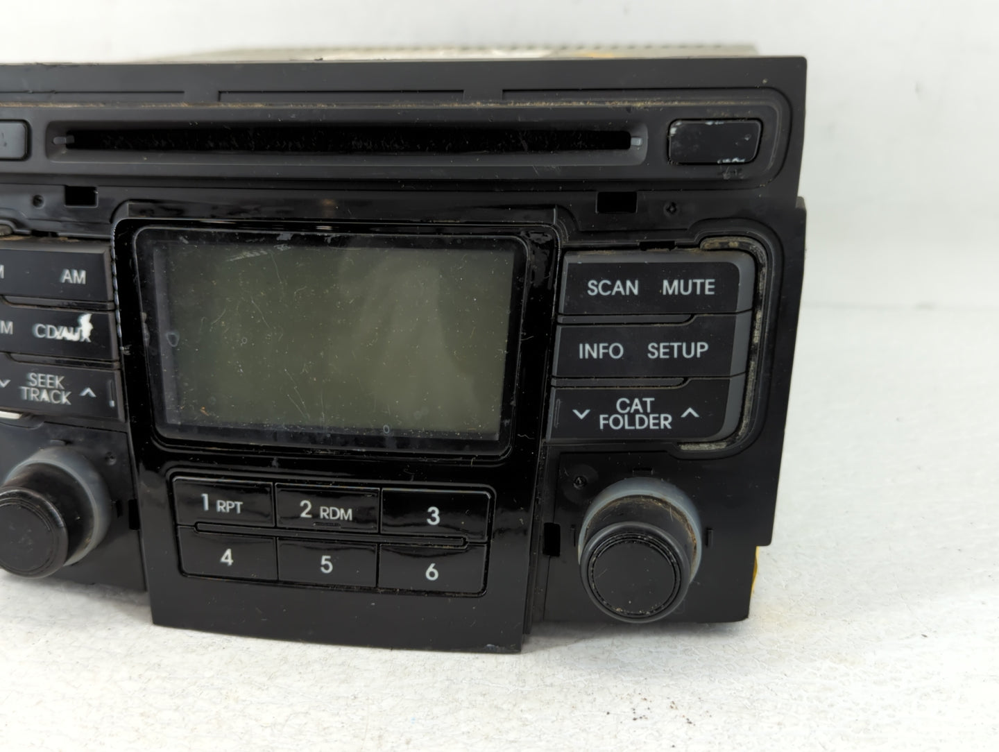 2011 Hyundai Sonata Radio AM FM Cd Player Receiver Replacement P/N:96180-3Q000 Fits OEM Used Auto Parts - Oemusedautoparts1.