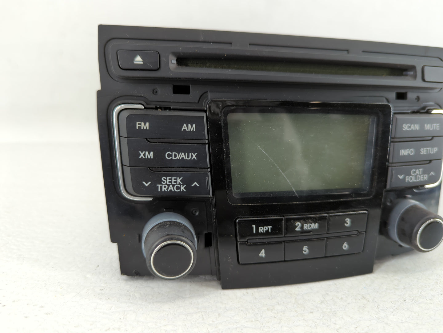2011 Hyundai Sonata Radio AM FM Cd Player Receiver Replacement P/N:96180-3Q000 Fits OEM Used Auto Parts - Oemusedautoparts1.