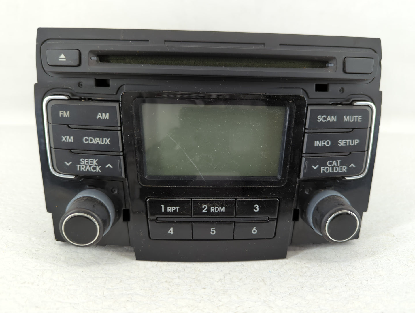 2011 Hyundai Sonata Radio AM FM Cd Player Receiver Replacement P/N:96180-3Q000 Fits OEM Used Auto Parts - Oemusedautoparts1.