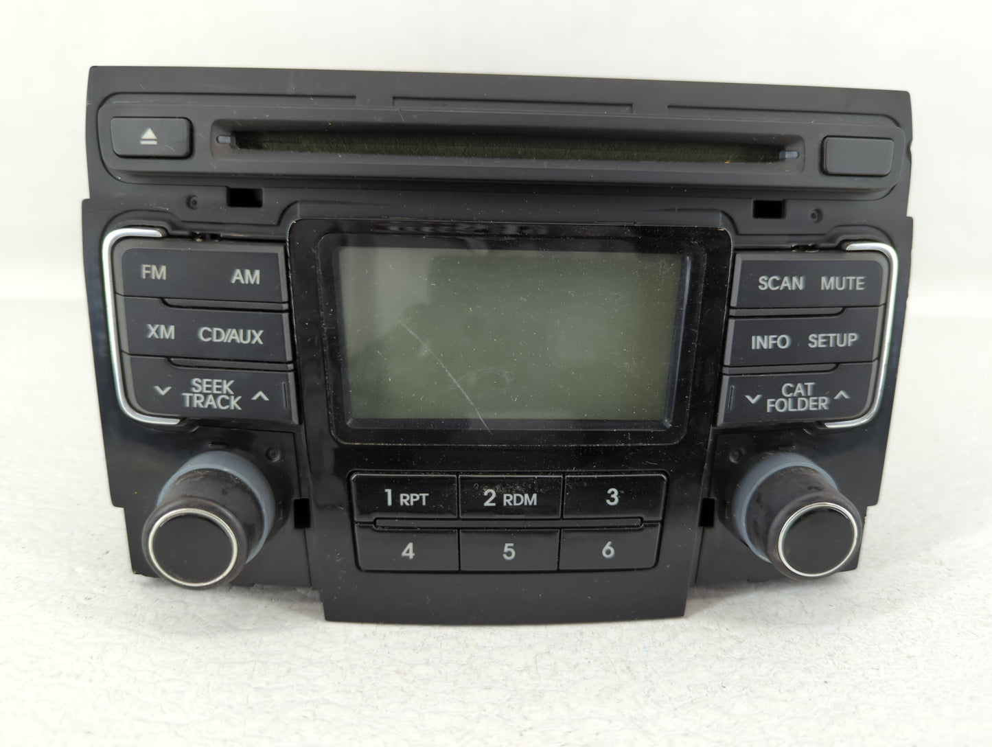 2011 Hyundai Sonata Radio AM FM Cd Player Receiver Replacement P/N:96180-3Q000 Fits OEM Used Auto Parts - Oemusedautoparts1.