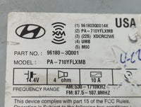 2011-2011 Hyundai Sonata Am Fm Cd Player Radio Receiver - Oemusedautoparts1.com