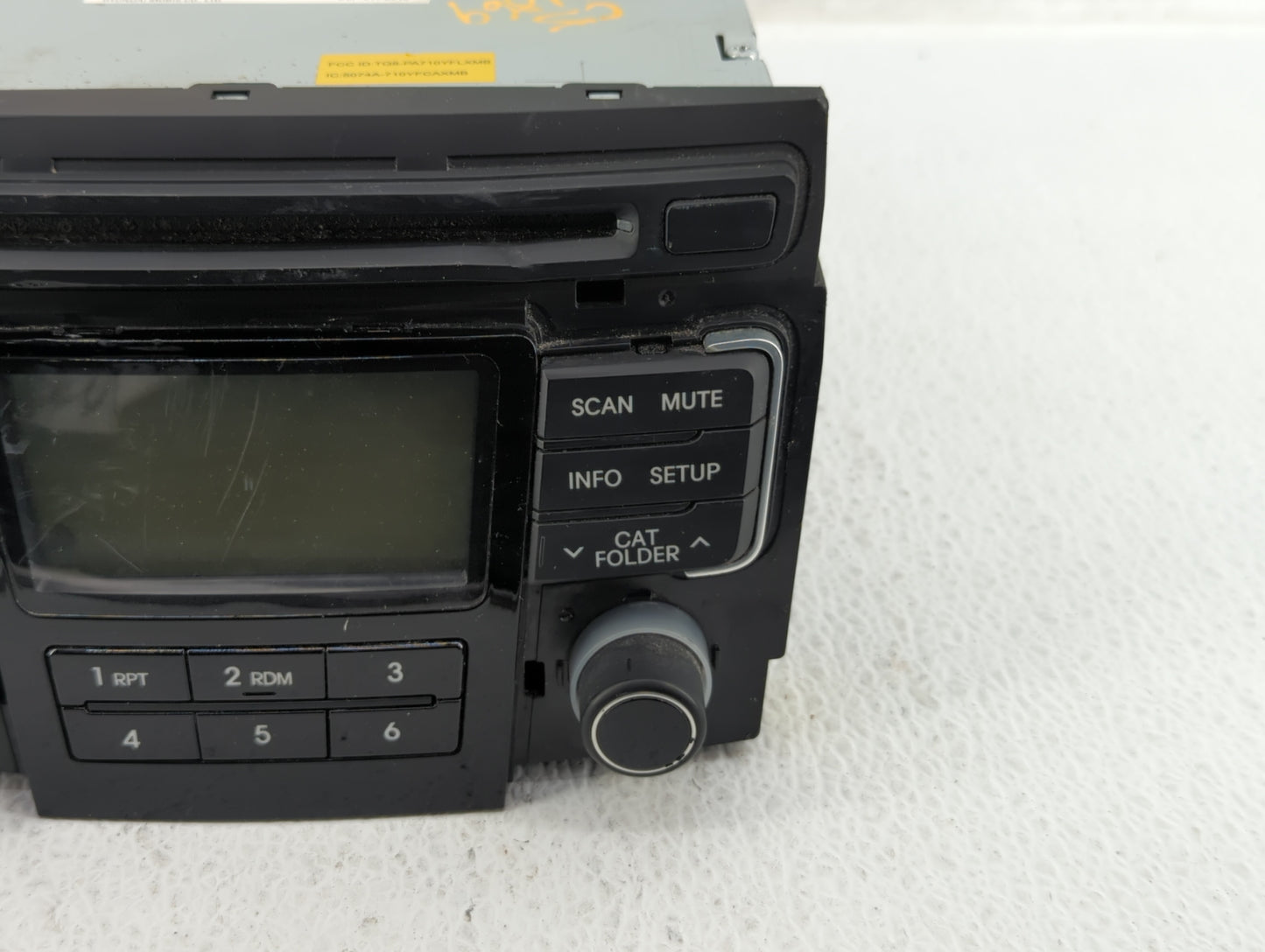 2011-2011 Hyundai Sonata Am Fm Cd Player Radio Receiver - Oemusedautoparts1.com
