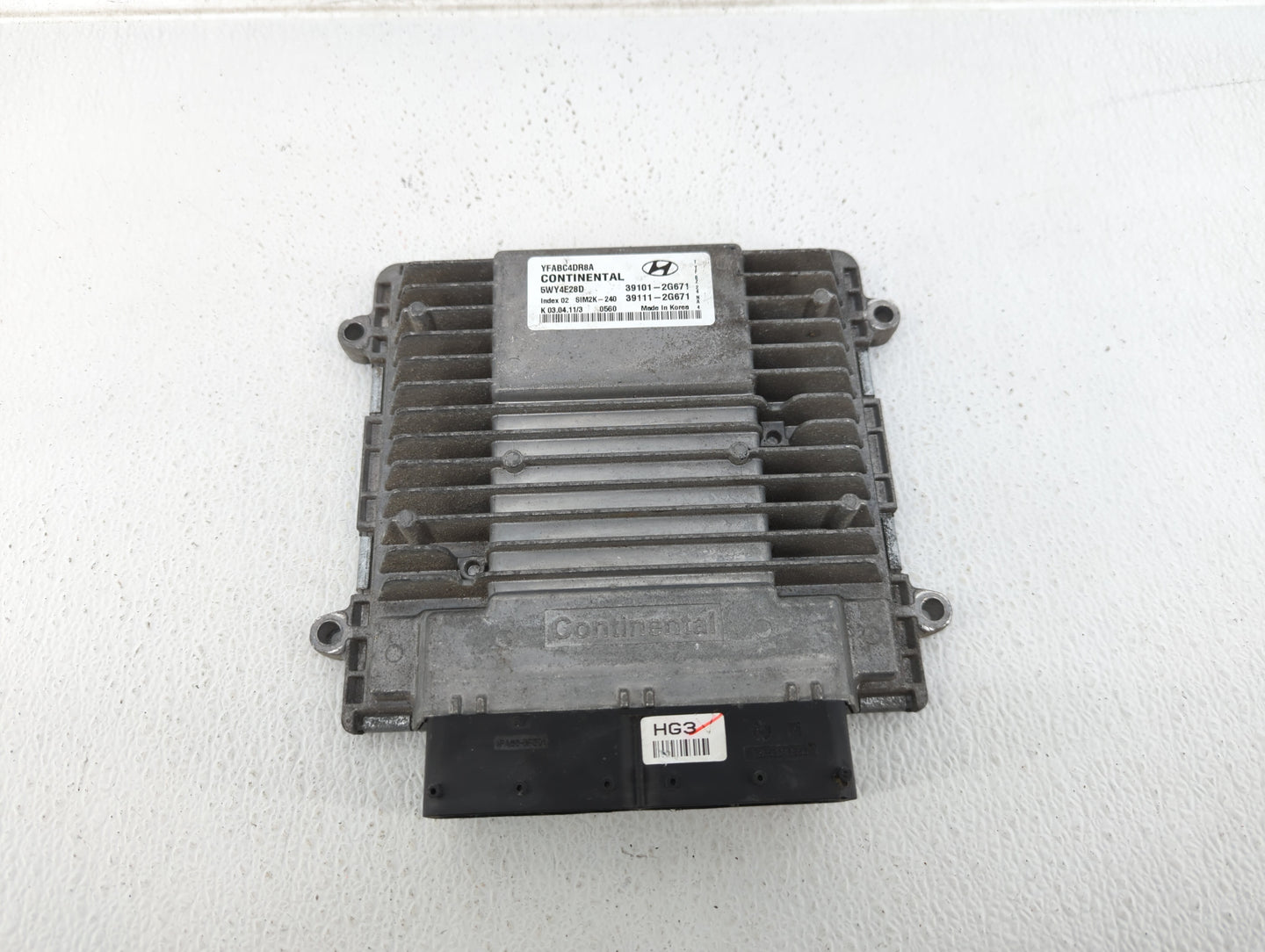 2011 Hyundai Sonata PCM Engine Control Computer ECU ECM PCU OEM P/N:39111-2G661 39101-2G661 Fits OEM Used Auto Parts - Oemus