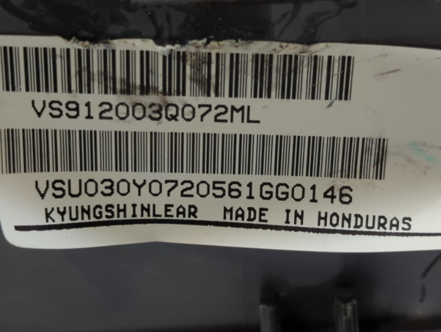 2011-2014 Hyundai Sonata Fusebox Fuse Box Panel Relay Module P/N:VS912003Q072 Fits Fits 2011 2012 2013 2014 OEM Used Auto Pa