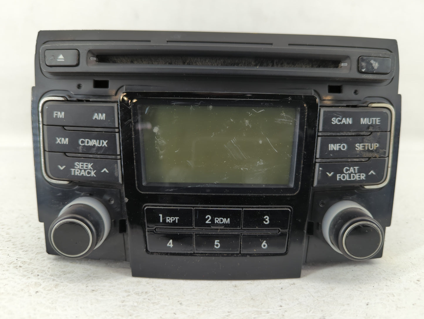 2011 Hyundai Sonata Radio AM FM Cd Player Receiver Replacement P/N:96180-3Q001 96180-3Q000 Fits OEM Used Auto Parts - Oemuse