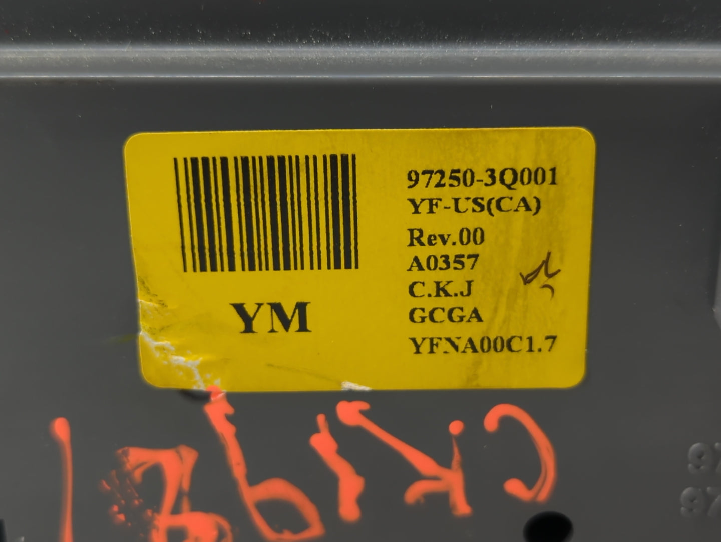 2011-2013 Hyundai Sonata Climate Control Module Temperature AC/Heater Replacement P/N:97250-3Q001 Fits Fits 2011 2012 2013 O