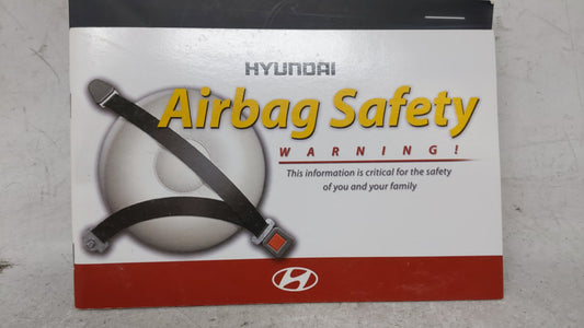 2011 Hyundai Sonata Owners Manual Book Guide OEM Used Auto Parts