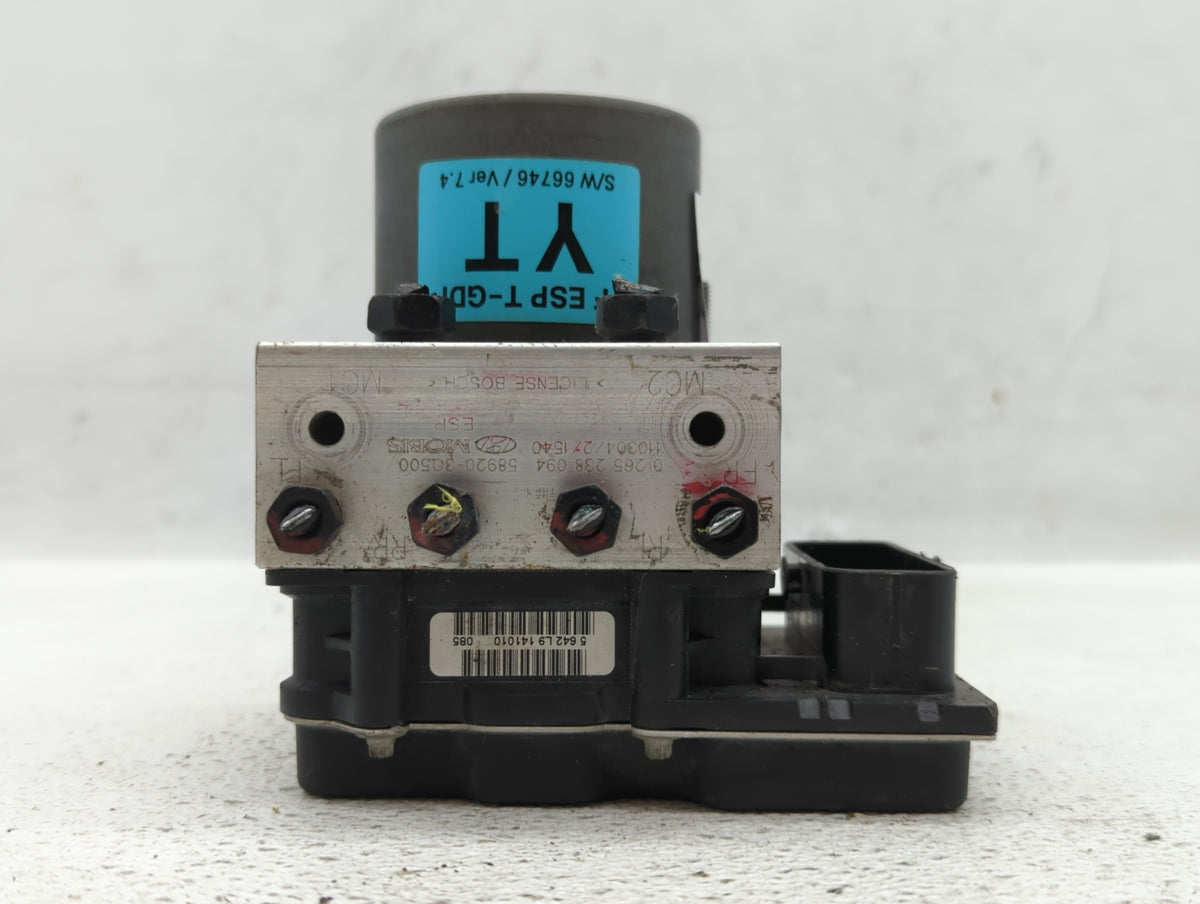 2011-2013 Hyundai Sonata Anti-Lock Brake ABS Pump Module Actuator OEM P/N:58920-3Q500 Fits Fits 2011 2012 2013 OEM Used Auto