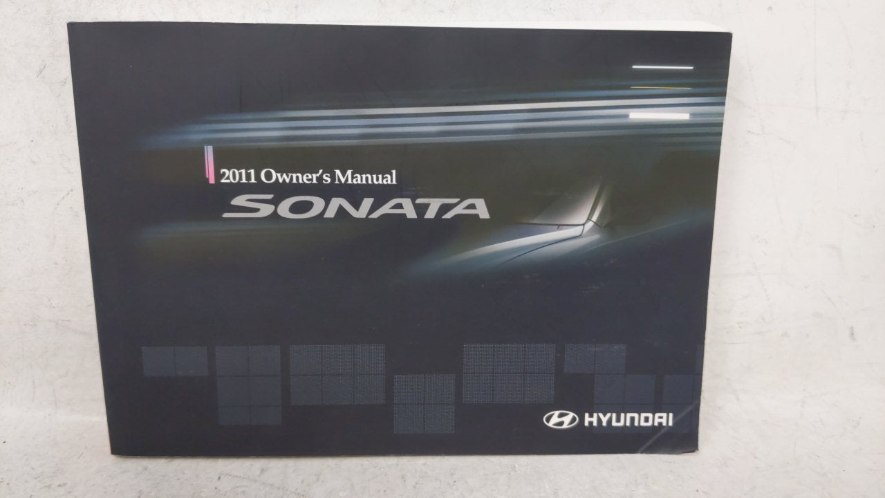 2011 Hyundai Sonata Owners Manual Book Guide OEM Used Auto Parts - Oemusedautoparts1.com