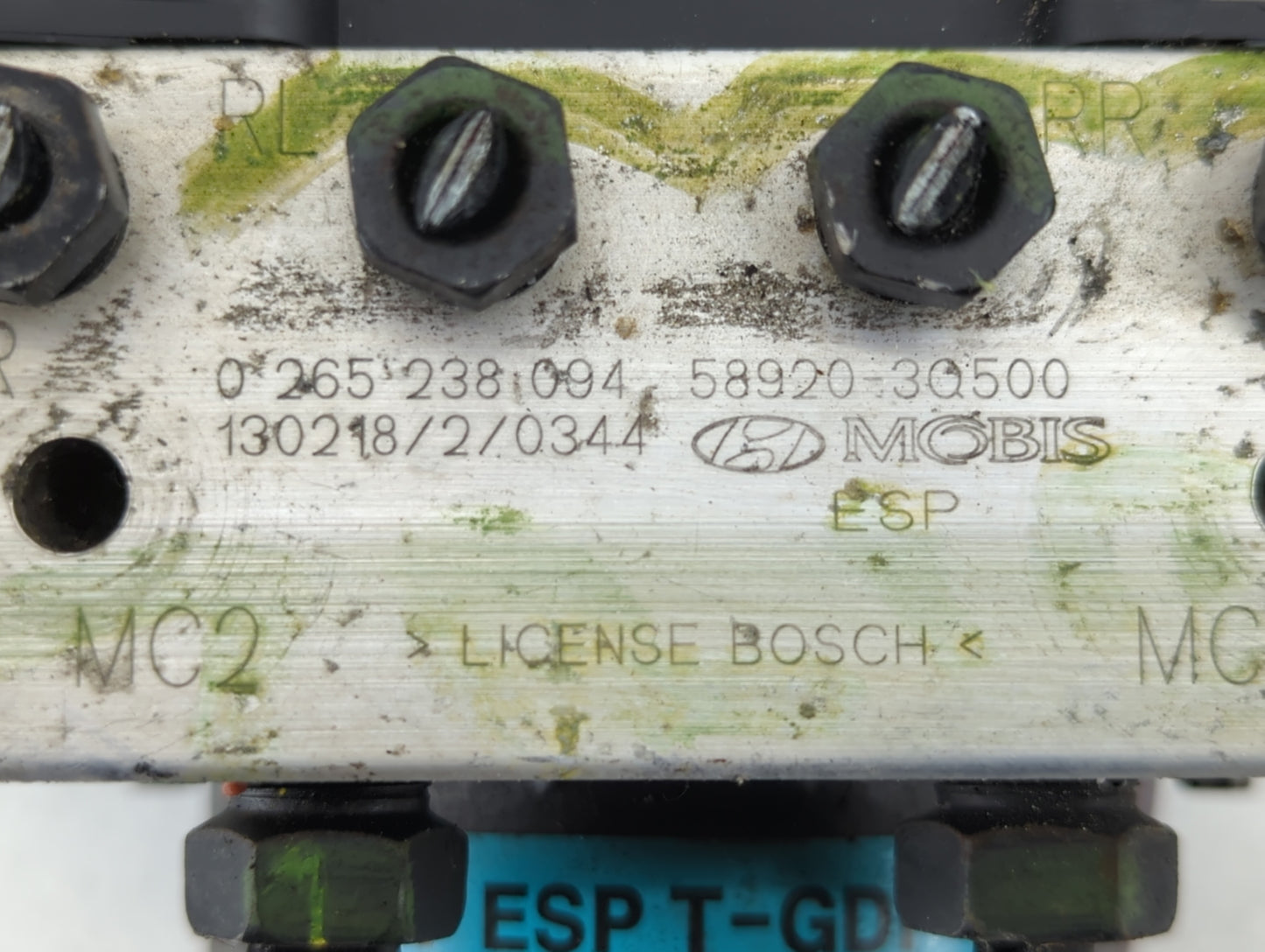 2011-2013 Hyundai Sonata ABS Pump Control Module Replacement P/N:58920-3Q500 Fits Fits 2011 2012 2013 OEM Used Auto Parts - 