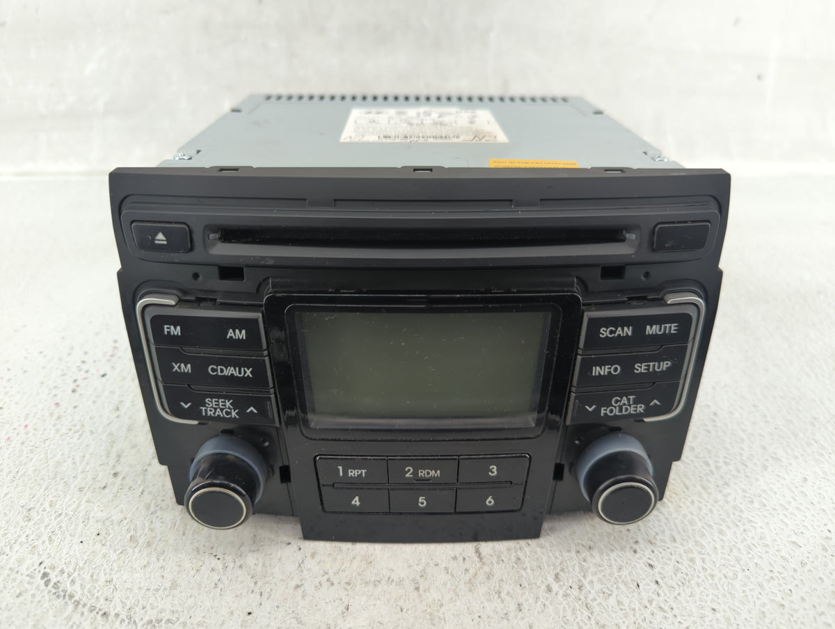 2011-2011 Hyundai Sonata Am Fm Cd Player Radio Receiver 540585 - Oemusedautoparts1.com
