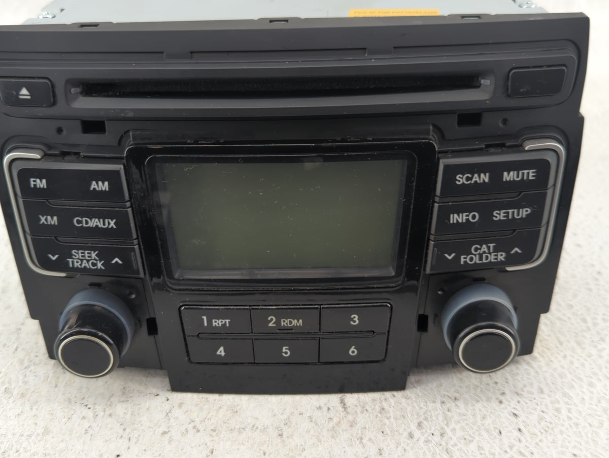 2011-2011 Hyundai Sonata Am Fm Cd Player Radio Receiver 540585 - Oemusedautoparts1.com