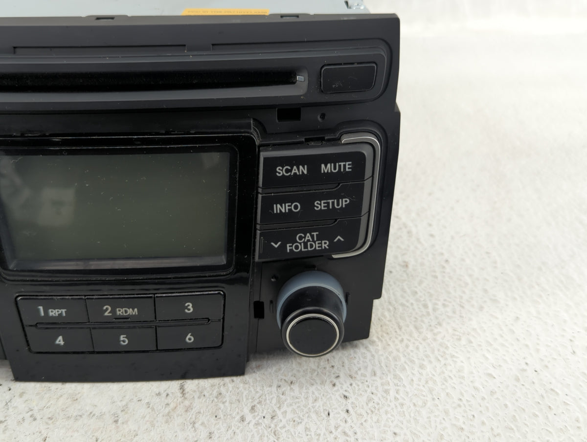 2011-2011 Hyundai Sonata Am Fm Cd Player Radio Receiver 540585 - Oemusedautoparts1.com