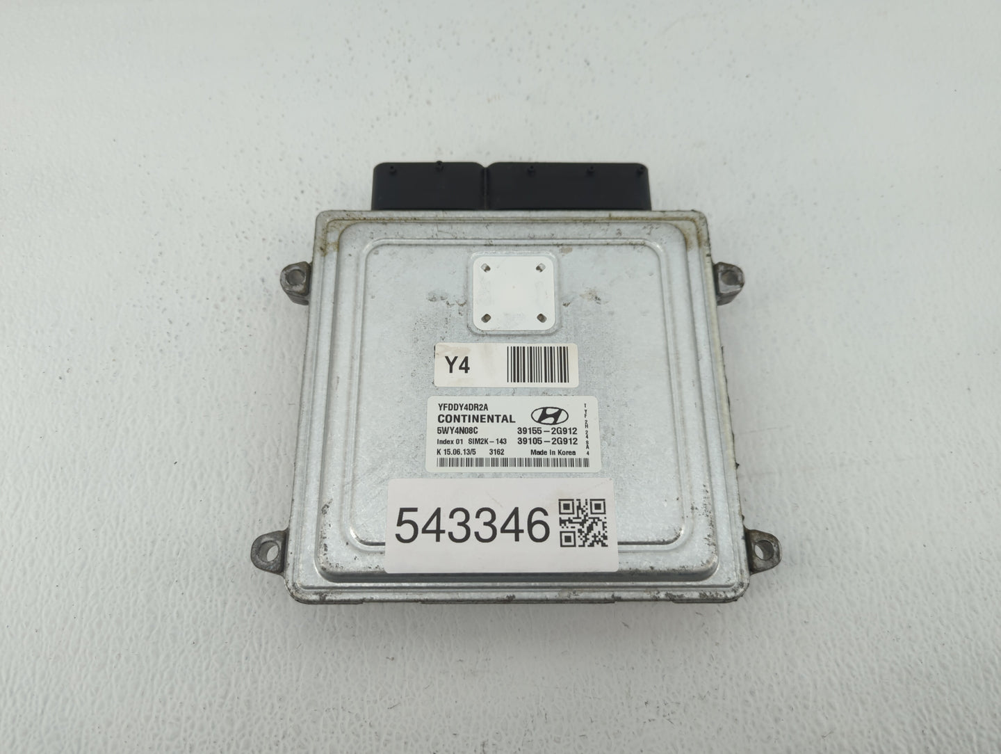 2011-2015 Hyundai Sonata PCM Engine Control Computer ECU ECM PCU OEM P/N:39105-2G912 39155-2G912 Fits OEM Used Auto Parts - 